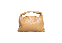 BOTTEGA HOP SMALL INTRECCIATO BEIGE