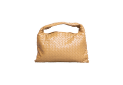 BOTTEGA HOP SMALL INTRECCIATO BEIGE