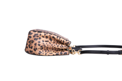D&G LEOPARD MEDIUM MISS SICILY SHOPPER TOTE BLACK