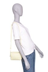 BOTTEGA MINI LOOP CAMERA BAG TRAVERTINE