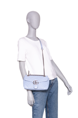 GUCCI GG MARMONT LIGHT BLUE SMALL