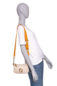 GUCCI BLONDIE MINI GG INTERLOCKING IVORY