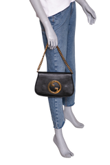 GUCCI BLONDIE NM CHAIN LEATHER BLACK
