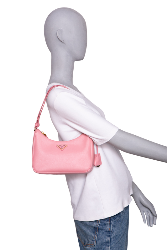 PRADA RE-EDITION 2005 SAFFIANO LIGHT PINK