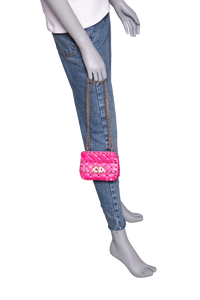 VALENTINO ROCKSTUD SPIKE MICRO LEATHER PINK