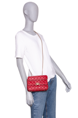 VALENTINO ROCKSTUD SPIKE SMALL RED