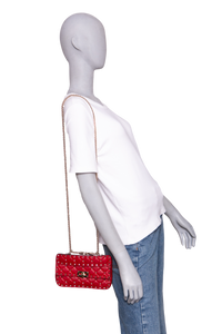 VALENTINO ROCKSTUD SPIKE SMALL RED
