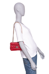 VALENTINO ROCKSTUD SPIKE SMALL RED