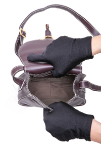 CHLOÉ MARCIE SMALL LEATHER BLACK RAISIN