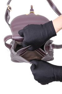 CHLOÉ MARCIE SMALL LEATHER BLACK RAISIN