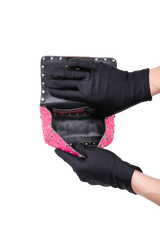 VALENTINO ROCKSTUD SPIKE MICRO LEATHER PINK