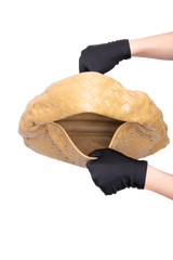 BOTTEGA HOP SMALL INTRECCIATO BEIGE