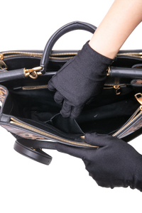 D&G LEOPARD MEDIUM MISS SICILY SHOPPER TOTE BLACK