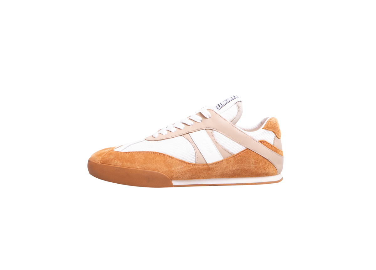 CHLOÉ SNEAKER KICK RUSTED BROWN - 38 BR