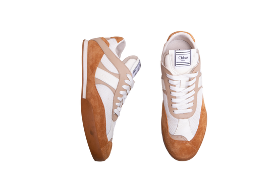 CHLOÉ SNEAKER KICK RUSTED BROWN - 38 BR