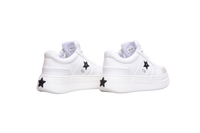 DIOR SNEAKER STAR PLATFORM CALFSKIN AND SUEDE WHITE - 35,5 BR