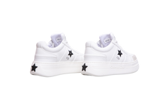 DIOR SNEAKER STAR PLATFORM CALFSKIN AND SUEDE WHITE - 35,5 BR