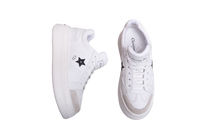 DIOR SNEAKER STAR PLATFORM CALFSKIN AND SUEDE WHITE - 35,5 BR