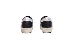 GOLDEN GOOSE HI STAR BLK LEATHER SILVER - 35 BR