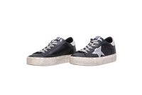GOLDEN GOOSE HI STAR BLK LEATHER SILVER - 35 BR