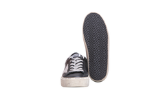 GOLDEN GOOSE HI STAR BLK LEATHER SILVER - 35 BR