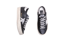 GOLDEN GOOSE HI STAR BLK LEATHER SILVER - 35 BR