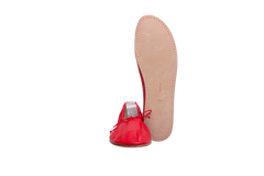 THE ROW NAPPA ROUND BALLET FLATS RED - 36 BR