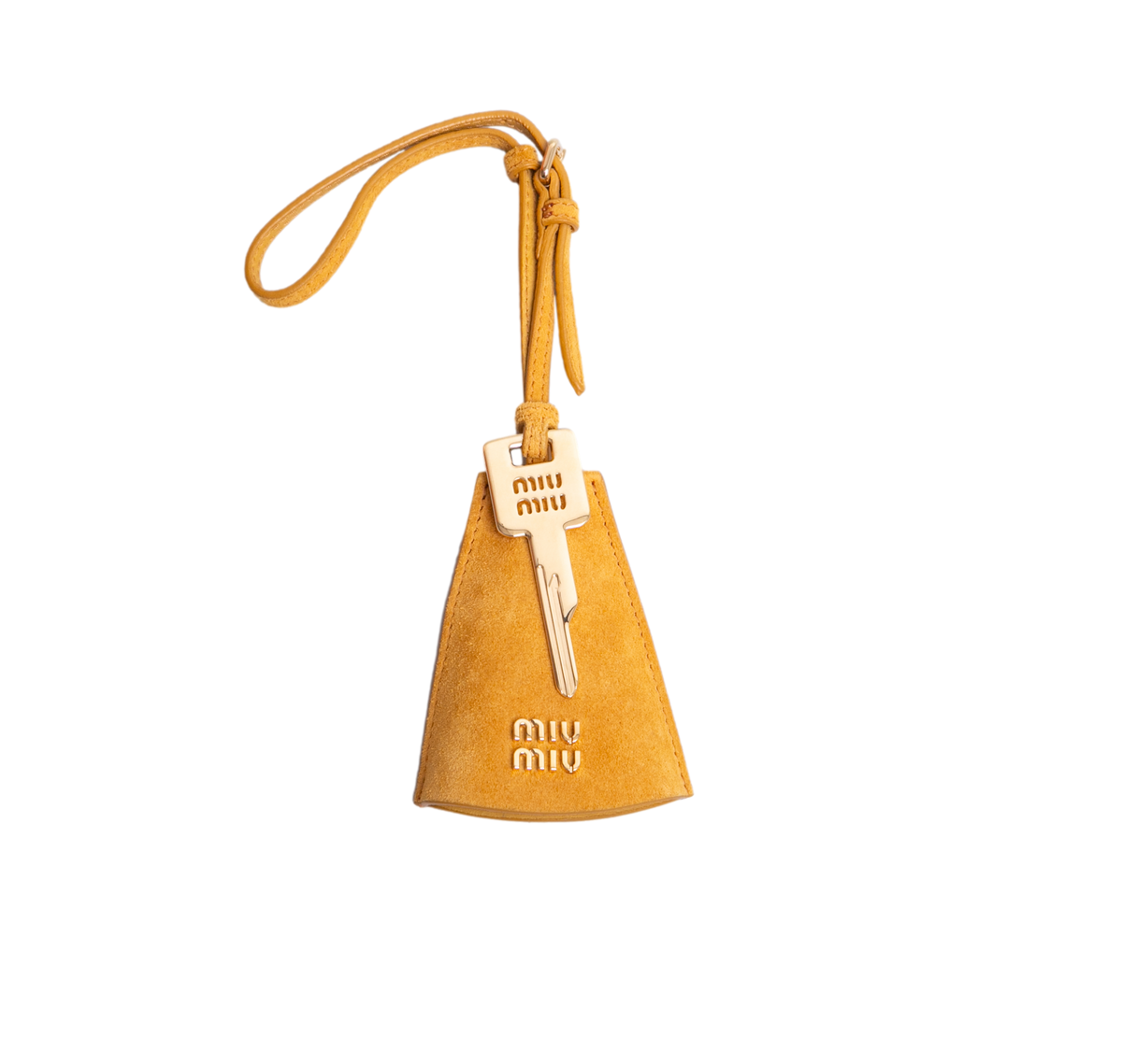 MIU MIU CAMOSCIO TRICK PELLE BAG CHARM