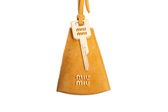 MIU MIU CAMOSCIO TRICK PELLE BAG CHARM