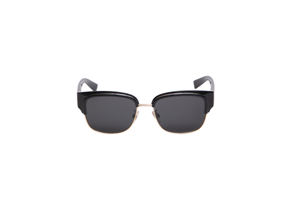 D&G SQUARE ACETATE LOGO BLACK