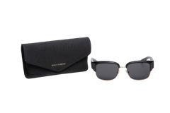 D&G SQUARE ACETATE LOGO BLACK