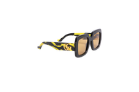 GUCCI SQUARE GG ACETATE BLACK/YELLOW