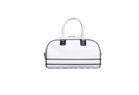 DIOR VIBE ZIP BOWLING MEDIUM CALFSKIN WHITE
