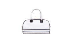 DIOR VIBE ZIP BOWLING MEDIUM CALFSKIN WHITE