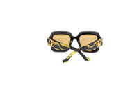 GUCCI SQUARE GG ACETATE BLACK/YELLOW