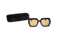 GUCCI SQUARE GG ACETATE BLACK/YELLOW