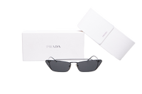 PRADA ULTRAVOX CAT EYE METAL BLACK