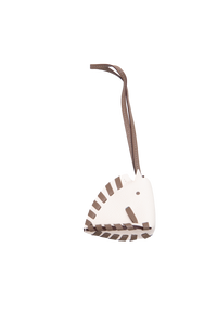 HERMÈS CHEVAL TRESSE CHARM EPSOM CALFSKIN NATA/ÉTOUPE