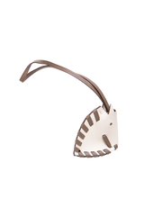 HERMÈS CHEVAL TRESSE CHARM EPSOM CALFSKIN NATA/ÉTOUPE
