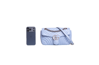 GUCCI GG MARMONT LIGHT BLUE SMALL