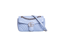 GUCCI GG MARMONT LIGHT BLUE SMALL