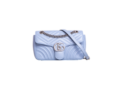 GUCCI GG MARMONT LIGHT BLUE SMALL