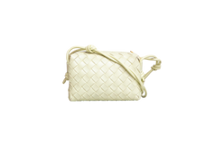 BOTTEGA MINI LOOP CAMERA BAG TRAVERTINE