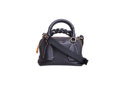 CHLOÉ DARIA SMALL LEATHER BLACK