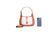 GUCCI JACKIE 1961 SMALL WHITE/CARAMEL CANVAS