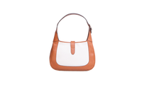GUCCI JACKIE 1961 SMALL WHITE/CARAMEL CANVAS