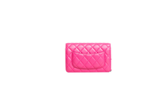 CHANEL WOC CLASSIC MATELASSÉ PINK SILVER HDWR