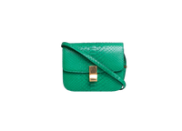 CELINE CLASSIC BOX MEDIUM PYTHON GREEN