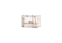 VALENTINO MINI ROCKSTUD SPIKE TOP HANDLE IVORY