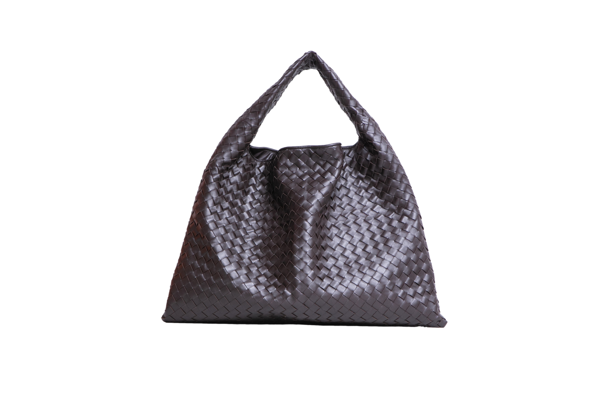 BOTTEGA VENETA HOP INTRECCIATO LEATHER FONDANT